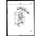 Kelvinator TPK140JN0W cabinet parts diagram