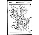 Kelvinator DEC300G1D cabinet and component parts diagram