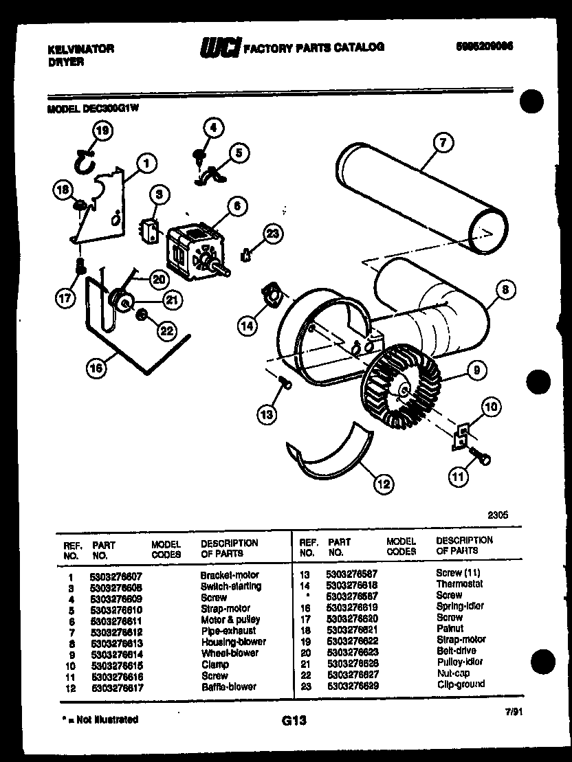 Motor and blower