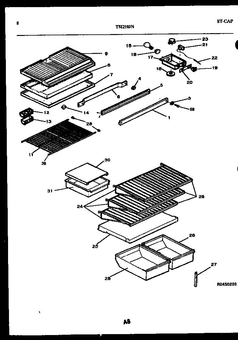 Shelves and support