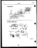 Ice maker and ice maker installation parts