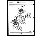 Kelvinator TPK140JN1D shelves and support diagram