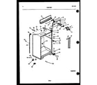 Kelvinator TGK190JN0D cabinet parts diagram