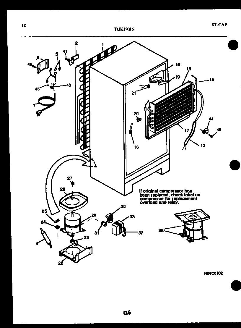 SYSTEM AND AUTOMATIC DEFROST PARTS