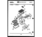 Kelvinator TPK160JN1D shelves and supports diagram