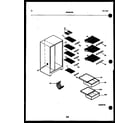 Kelvinator FSK190JN0W shelves and supports diagram