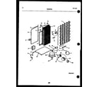 Kelvinator FSK190JN0W system and automatic defrost parts diagram