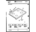 Kelvinator REP375GD4 cooktop parts diagram