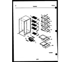 Kelvinator FGI220JN0D shelves and supports diagram