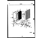 Kelvinator FGI220JN0W system and automatic defrost parts diagram