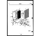 Kelvinator FGI220JN0D system and automatic defrost parts diagram
