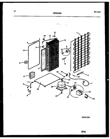 System and automatic defrost parts
