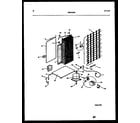 Kelvinator FSK190JN1D system and automatic defrost parts diagram