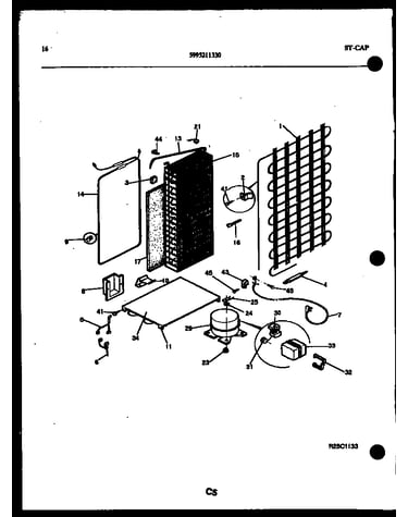 System and automatic defrost parts