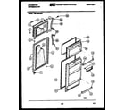Kelvinator TMK180EN3D door parts diagram