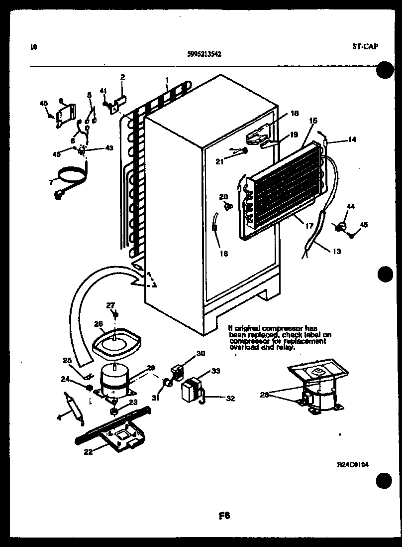 System and automatic defrost parts