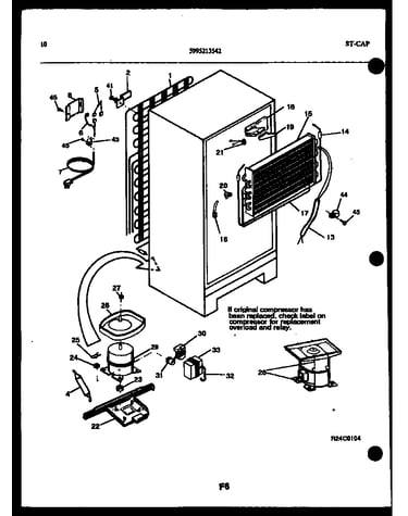 System and automatic defrost parts