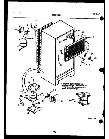 System and automatic defrost parts