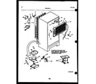 Kelvinator TSK210HN0T system and automatic defrost parts diagram