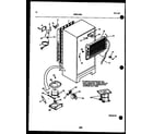 Kelvinator TSK150HN0W system and automatic defrost parts diagram