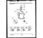 Kelvinator KAL104P1A1 compressor diagram