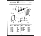 Kelvinator KAL104P1A1 cabinet and installation parts diagram