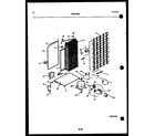 Kelvinator FGI220JN1W system and automatic defrost parts diagram