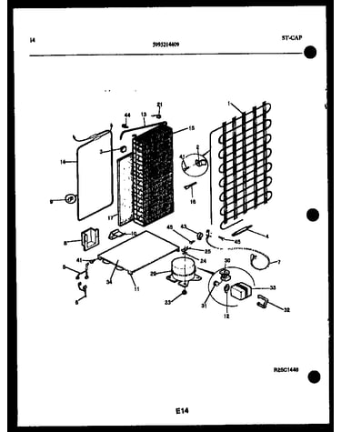 System and automatic defrost parts