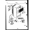 Kelvinator TPK160JN2D system and automatic defrost parts diagram