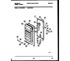 Kelvinator UFS101FM4W door parts diagram