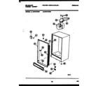 Kelvinator UFS101FM5W cabinet parts diagram