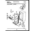 Kelvinator UFS160FM5W cabinet parts diagram