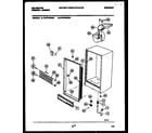 Kelvinator UFP212FM5W cabinet parts diagram