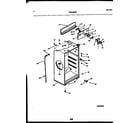 Kelvinator TPK160HN0D cabinet parts diagram
