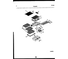 Kelvinator TPK160HN0D shelves and supports diagram