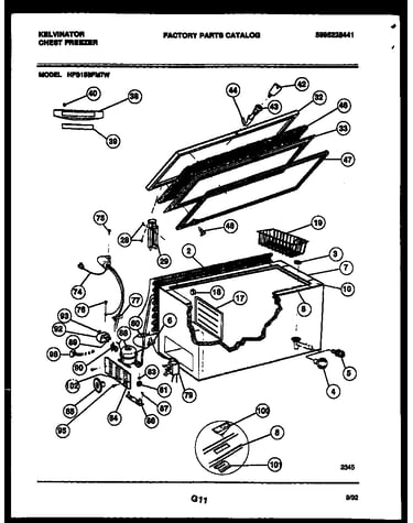 Chest freezer parts