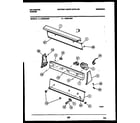 Kelvinator AW301G2W console and control parts diagram