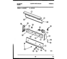 Kelvinator AW700G2T console and control parts diagram