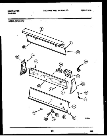 Console and control parts