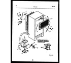 Kelvinator TPK180HN1T system and automatic defrost parts diagram