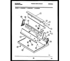 Kelvinator DEA501G3W console and control parts diagram