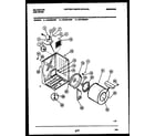 Kelvinator DGT400G3W cabinet and component parts diagram