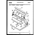 Kelvinator DGT400G3W console and control parts diagram