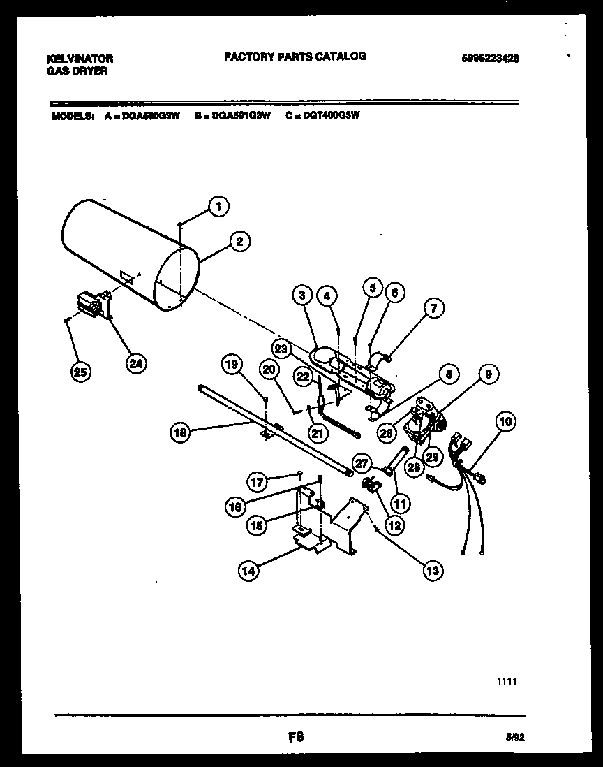 BURNER, IGNITER AND VALVE