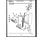 Kelvinator UFP212FM6W cabinet parts diagram