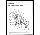 Kelvinator DEA500G4W door parts diagram