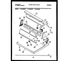 Kelvinator DET400G4D console and control parts diagram