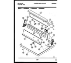 Kelvinator DGT400G4D console and control parts diagram