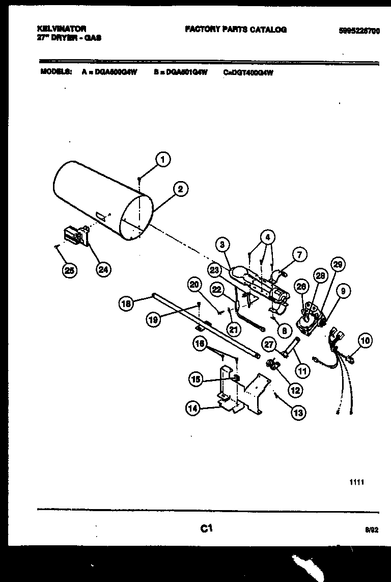 BURNER, IGNITER AND VALVE