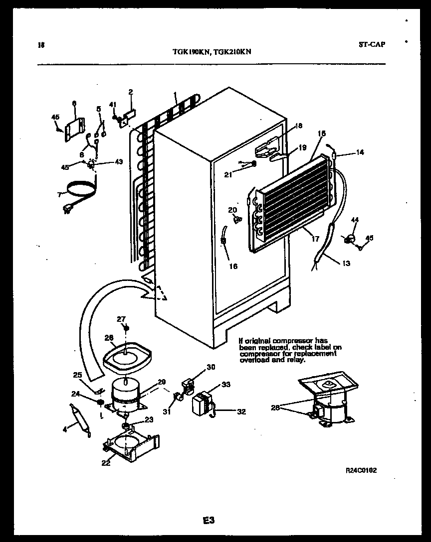 SYSTEM AND AUTOMATIC DEFROST PARTS